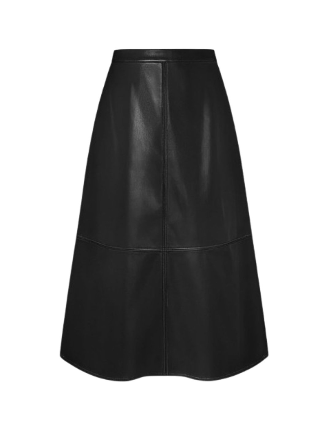 Faux Leather Maxi Skirt