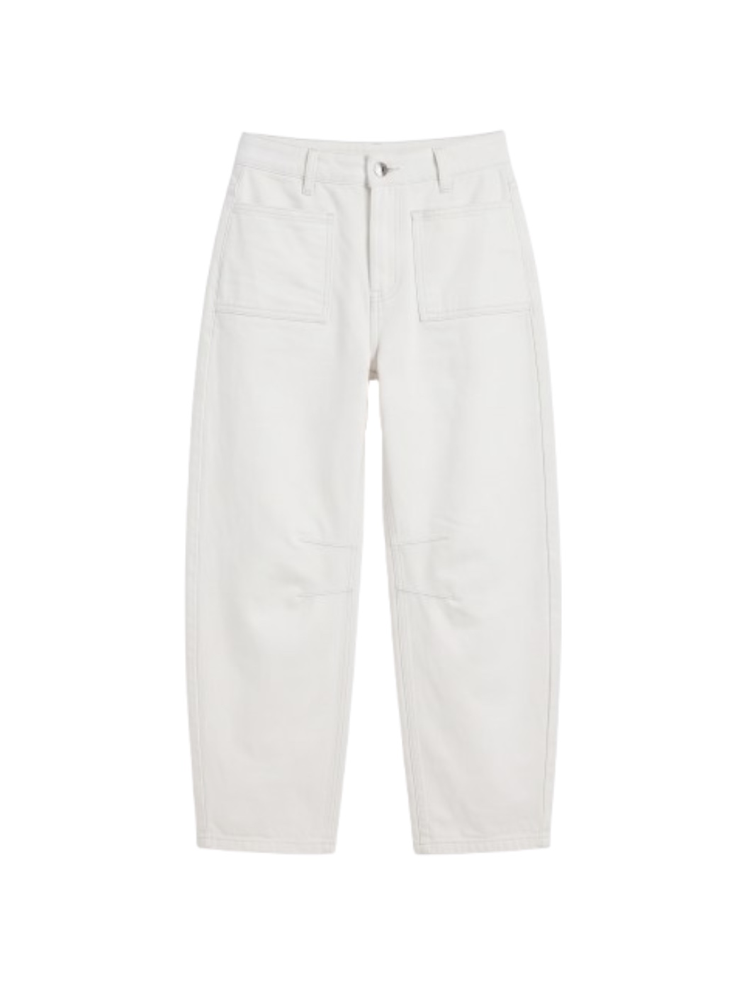 White Barrel Jeans